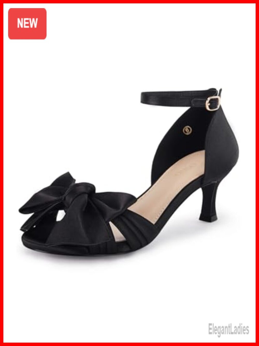 Kitten Heel Satin Sandals Bow Ankle Strap Open Toe Wedding Party Heels